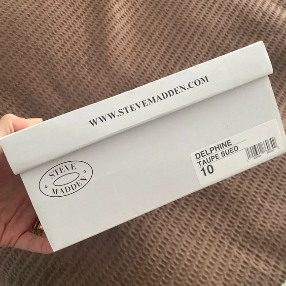 Steve Madden Delphine Beige Lace-Up Heel - Picture 3 of 3